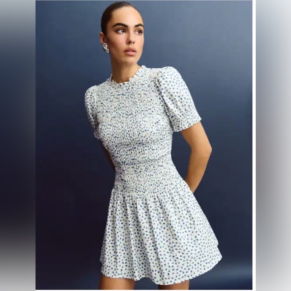 Reformation Leannah Dress Ivory - Size 2
